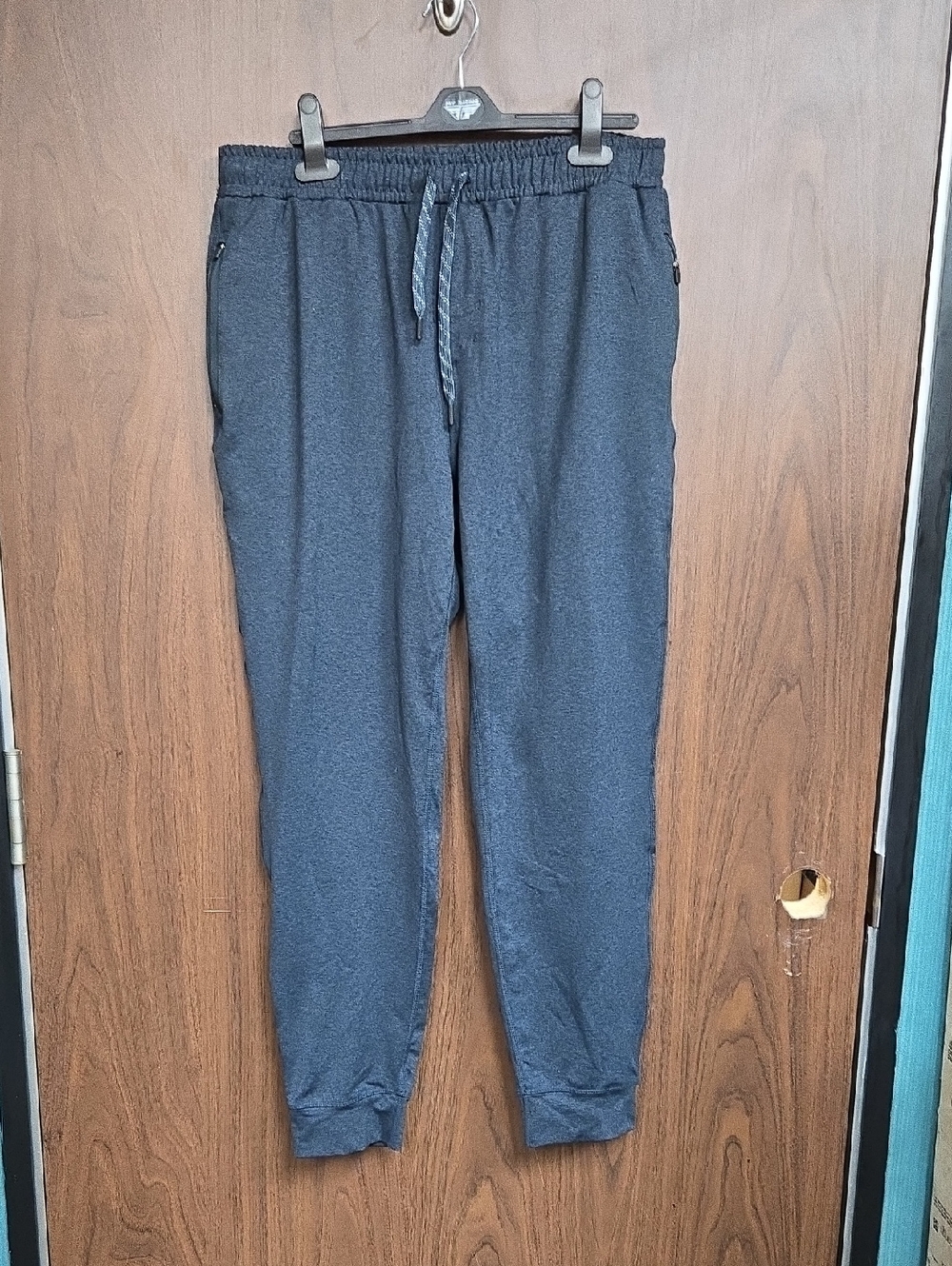 Kirkland Signature Size L Heathered Navy Active Jogger Pant